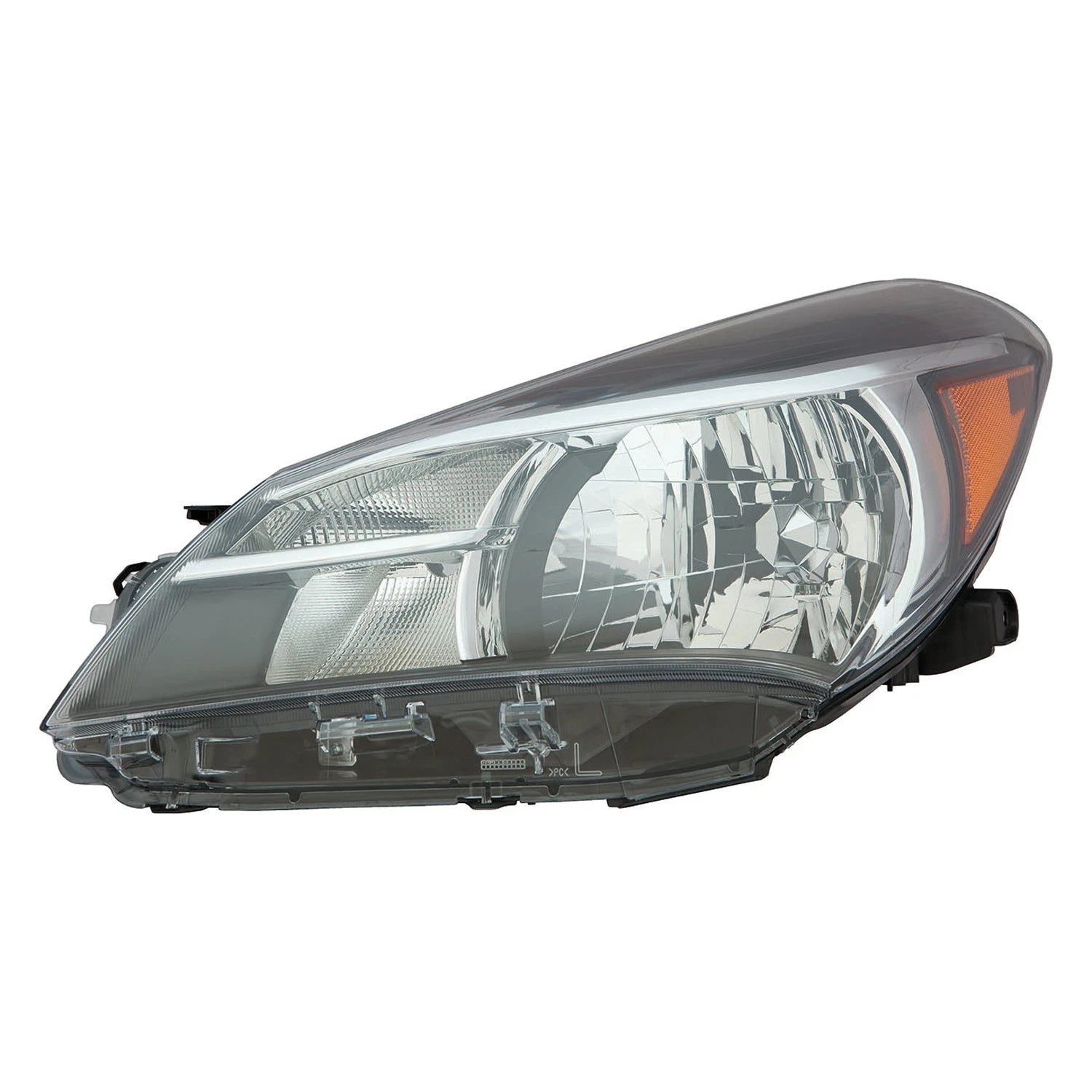 Replacement Driver Side Halogen Headlight Lens/Housing w/o LED