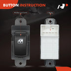 Front Right Power Window Switch for Kia Optima (2001-2006)