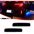 Smoke LED Rear Bumper Reflector Lights for Toyota GR Corolla (2023–2023)