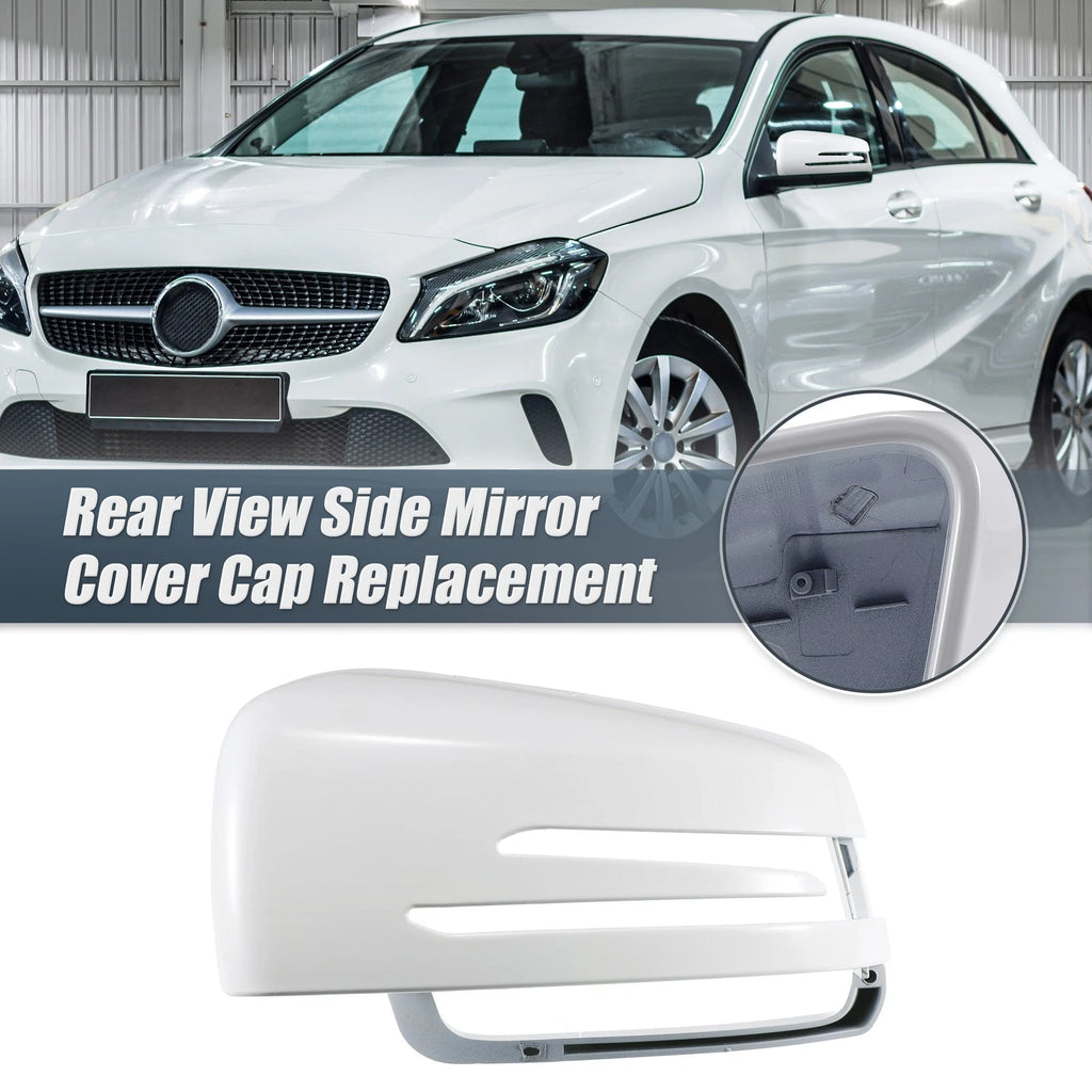 Left Mirror Cover Cap for Mercedes Benz A Class B Class C Class E Class (2013–2023) 724117666316