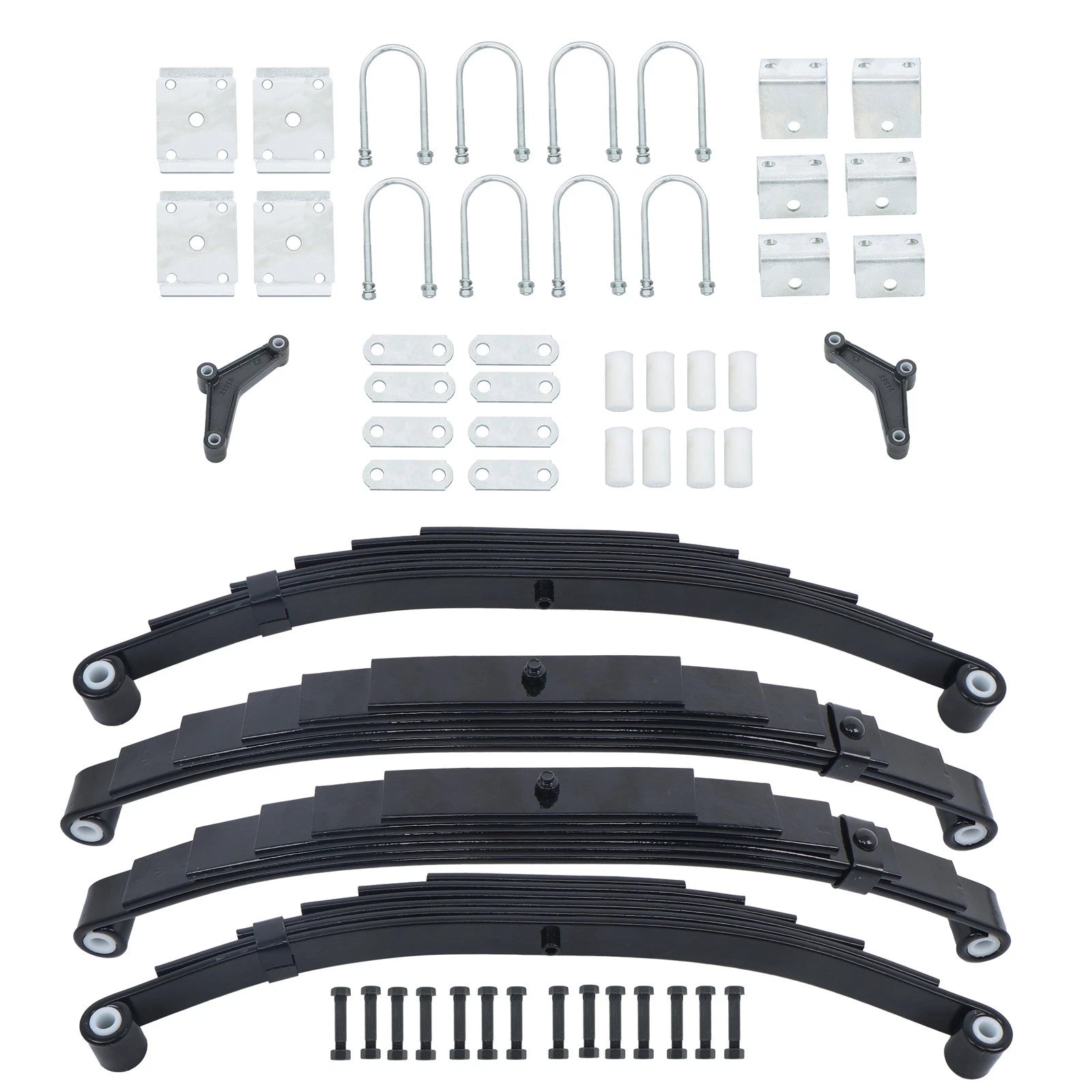 6 Leaf Double Eye Hanger Kit for 7000lbs Trailer Suspension (Tandem Axle)
