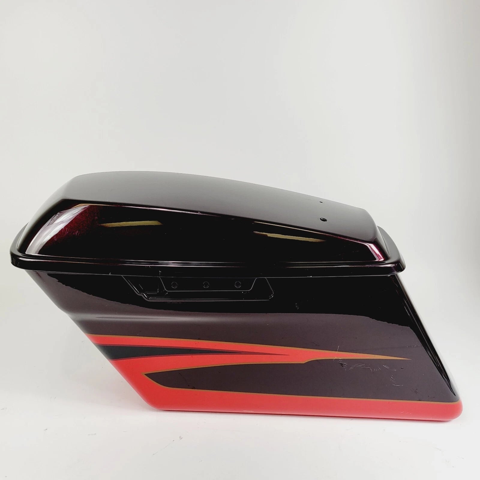 Left Saddlebag for Harley-Davidson FLHTKSE CVO (2017) - Black Garnet Electric Red Pearl