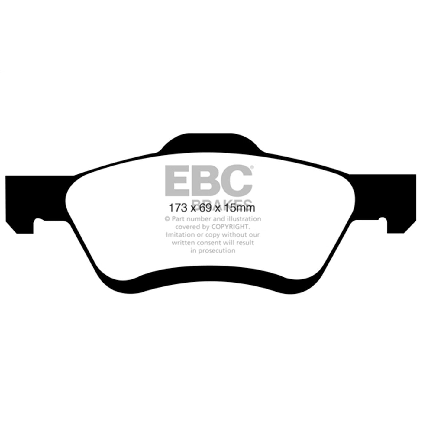 Set of 2 Brake Pads for Ford Escape, Mercury Mariner