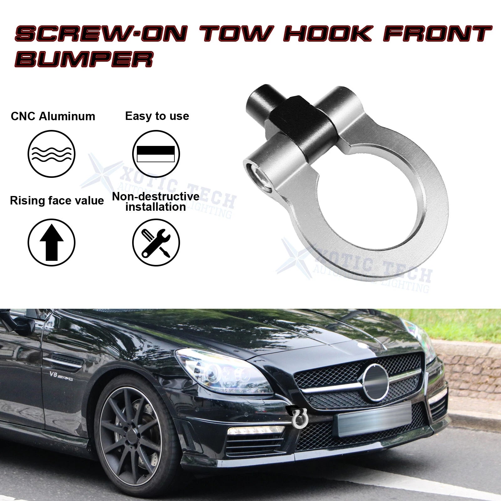 Tow Hook for Mercedes-Benz C-Class E-Class S-Class ML GLA (2011-2019)