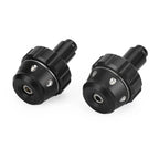 CNC Aluminum Handlebar End Weights for Motorcycle (13-18mm Inner, Black)