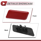 Front Left Washer Nozzle Cover Cap for Subaru Outback (2015–2017) Red