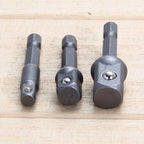 8Pcs Socket Adaptor for Drivers Drill Bits (Steel)