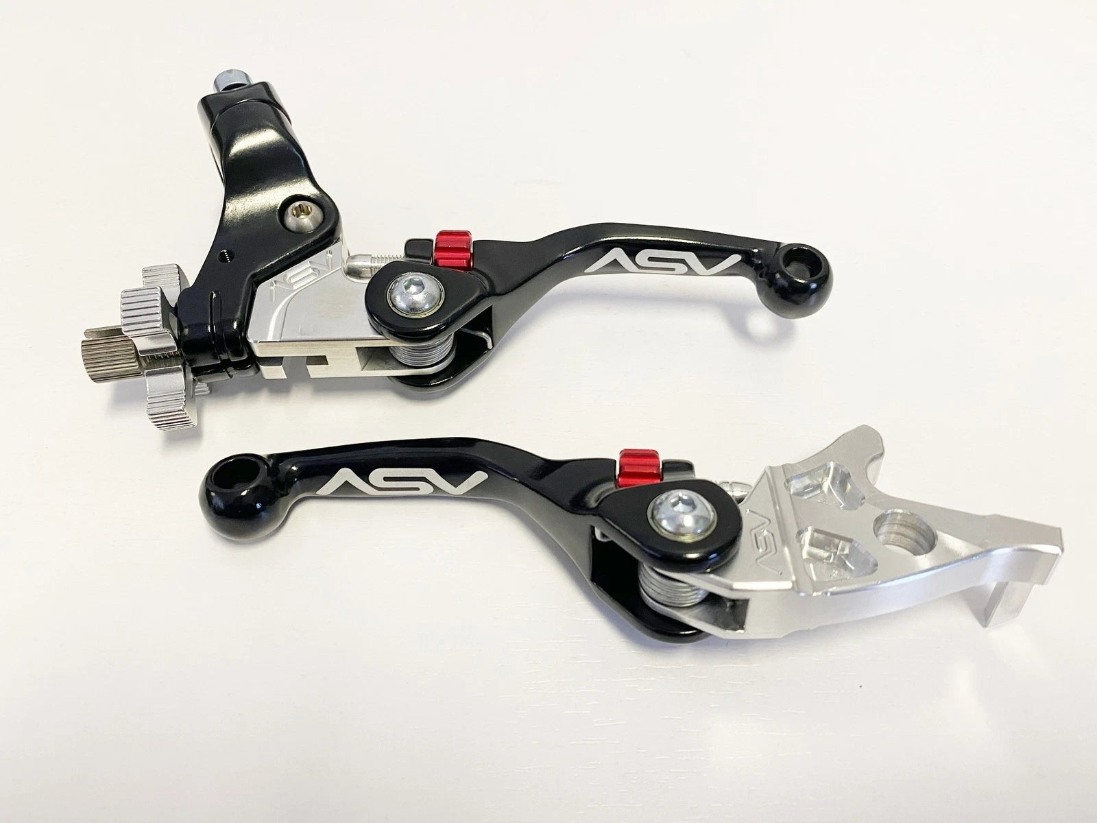 Shorty Brake Clutch Perch Levers Pair for Kawasaki KFX450R (2008–2018)