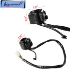 1" Handlebar Control Switch Housing Wiring Harness for Harley Dyna (1996–2012)