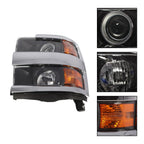 Driver Side Halogen Headlight for Chevy Silverado 2500HD 3500HD (2015–2019)