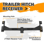 2" Trailer Hitch Receiver for Chevy GMC Silverado Sierra (1999–2007)