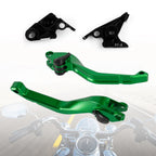 CNC Short Clutch Brake Lever for Kawasaki ZZR600 ZXR400 Z750S ZX9R ER-5 (1990–2009)