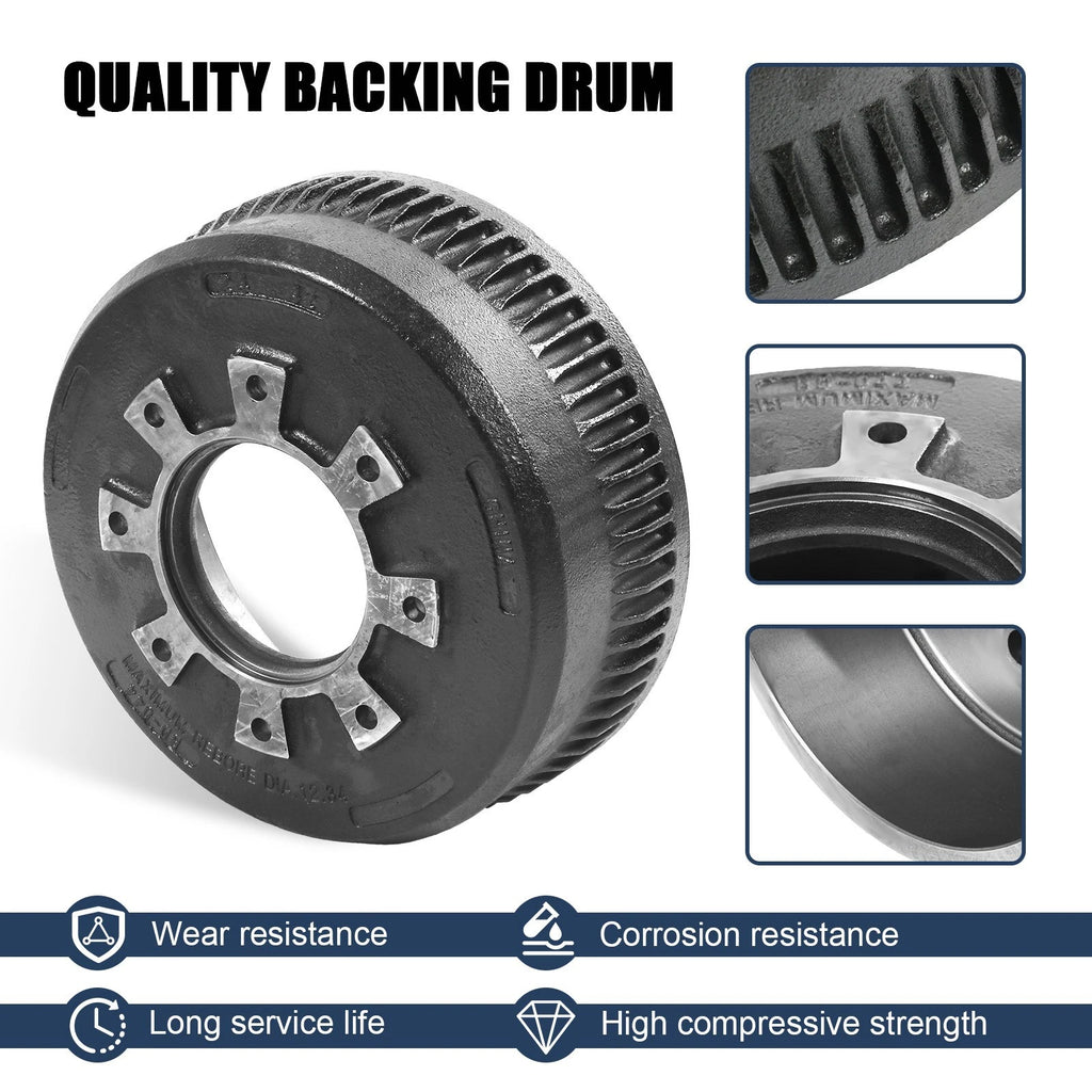 Set of 2 Brake Drums for Make Model