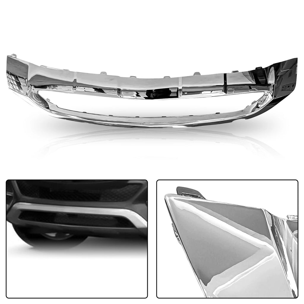 Front Lower Chrome Bumper Trim for Mercedes-Benz GLE (2016–2018)