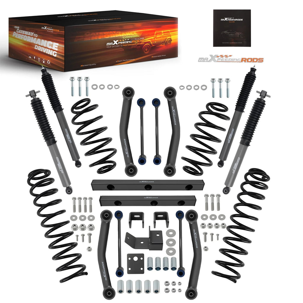 4 Inch Suspension Lift Kit for Jeep Wrangler TJ 4WD (1997–2002) w/Shocks