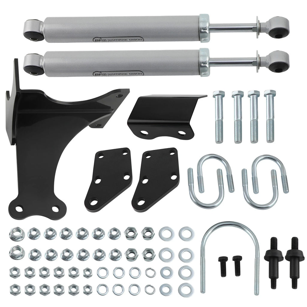 Dual Steering Stabilizer for Ford F-250 F-350 Super Duty 4WD (2005–2022)