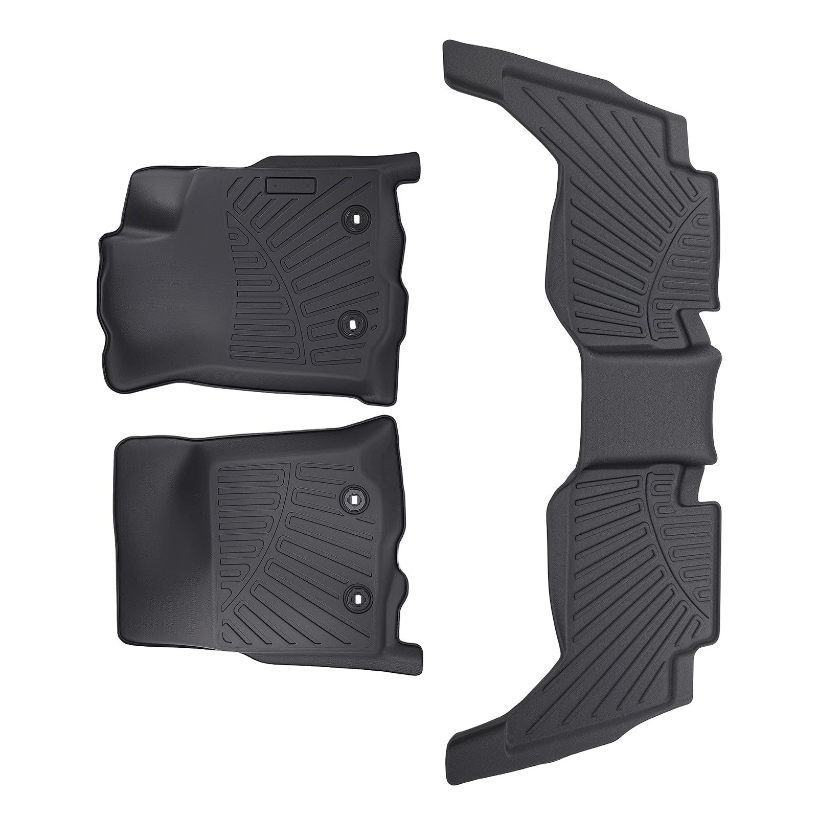 All Weather Floor Mats Liner for Toyota Tacoma Double Cab (2018–2023)