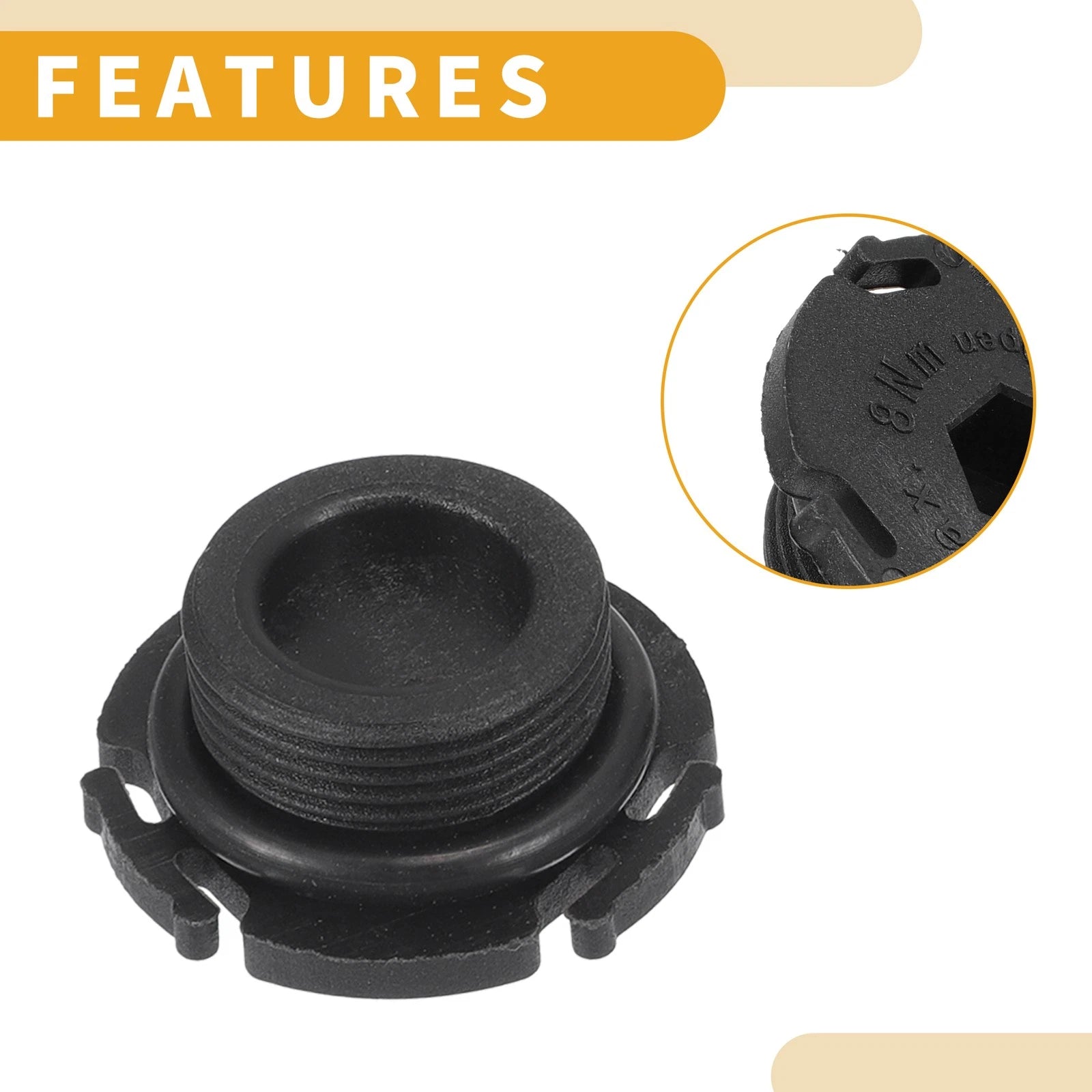 8 Pcs Oil Drain Plug Pan Thread Repair No.11137605018 for BMW 228i (2014–2018)