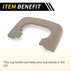 Center Console Cup Holder Pad for Ford F-150 (1997–2003) Brown
