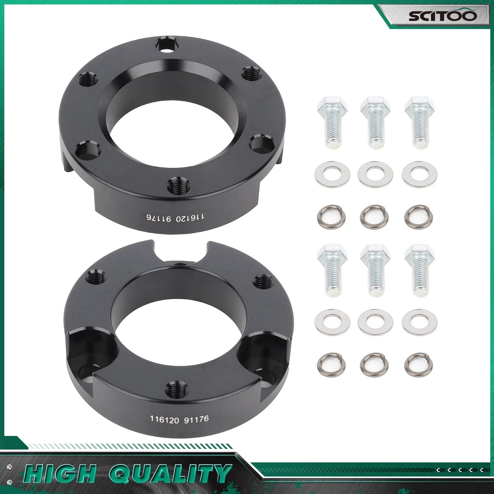 2X 2.5" Lift Front Leveling Kit for Toyota Tacoma 4Runner (1995–2004) 6-Lug