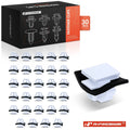 30Pcs Nylon Side Rocker Molding Clips for Kia 