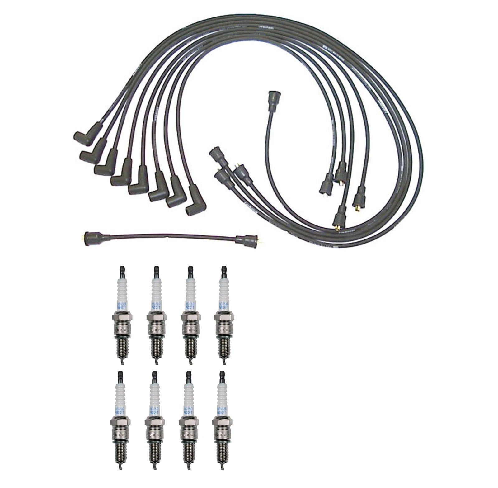Denso Wire Set & 8 Platinum TT Spark Plugs Kit for Chevrolet V8