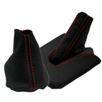 Automatic & E Brake Boot Set for BMW E85 M3 Z4 (2003–2008) Red Stitch
