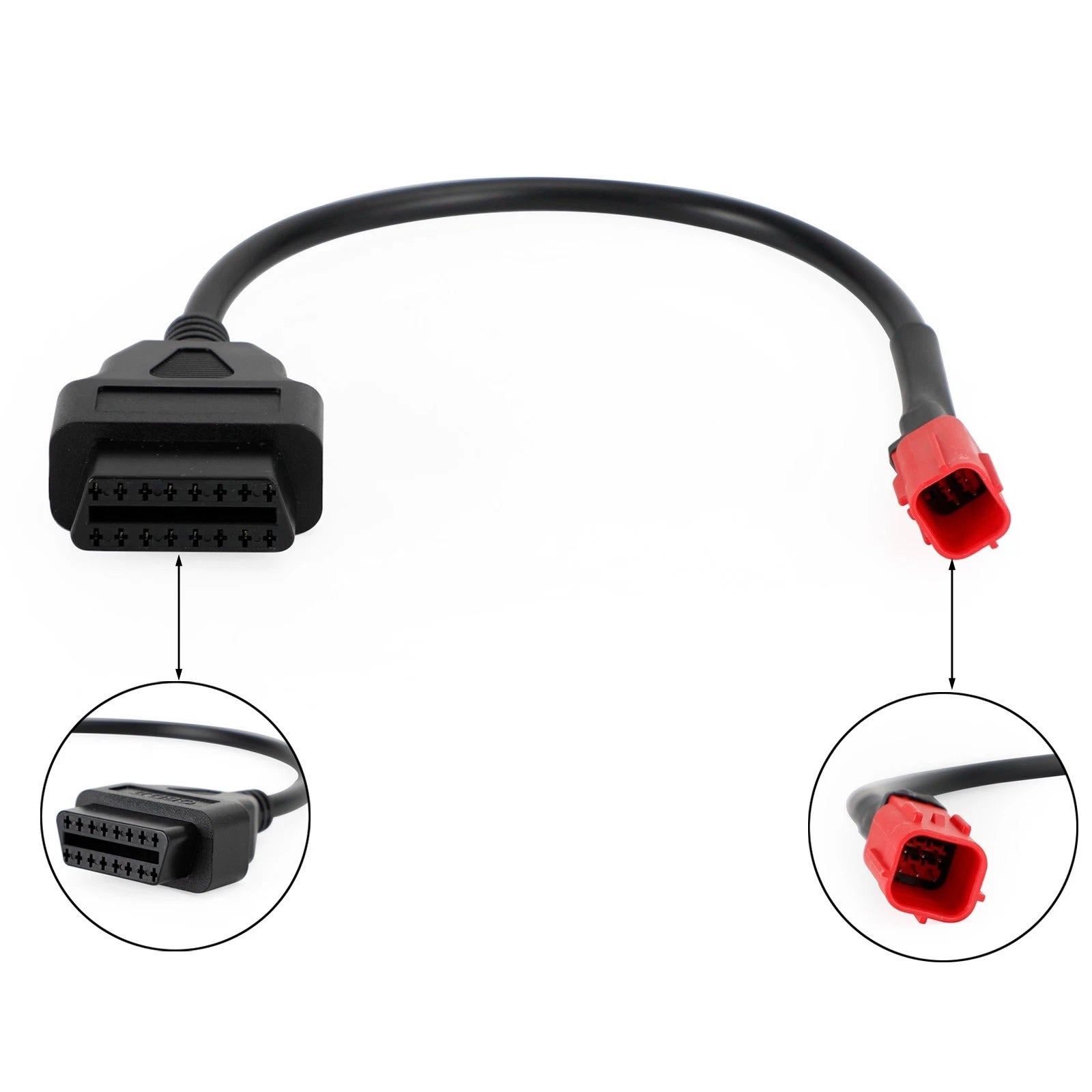 OBD2 Motorcycle Cable for Honda 6 Pin to 16 Pin Adapter (Diagnostic)