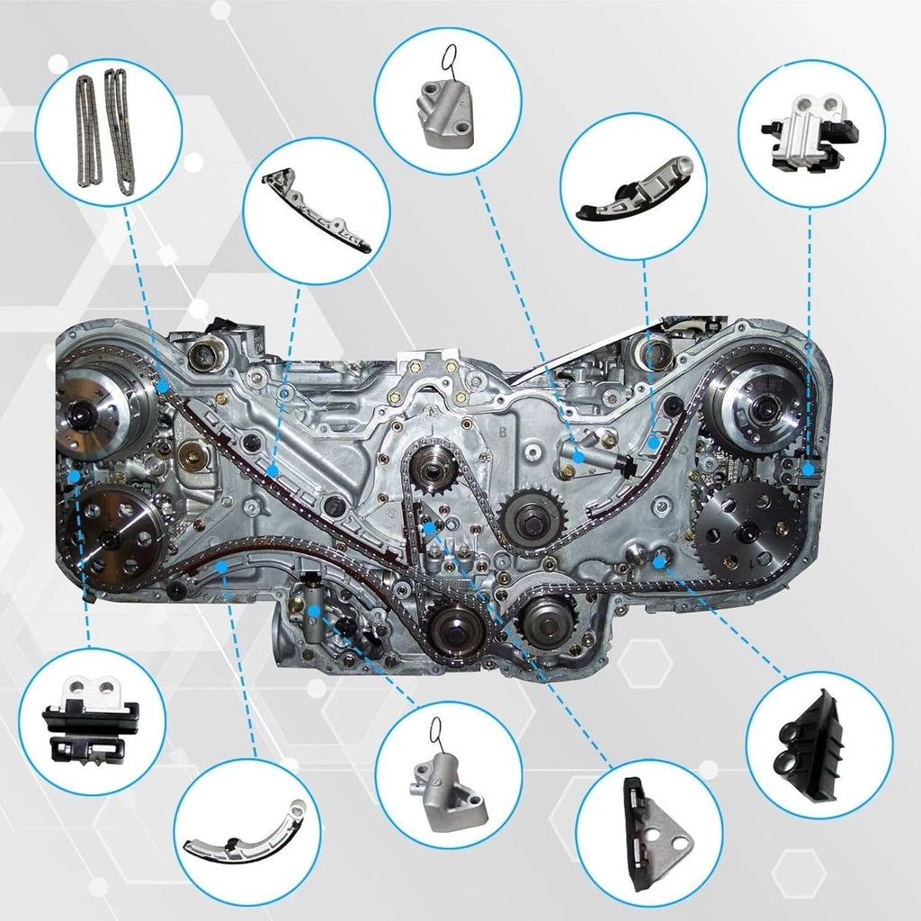 Timing Chain Kit for Subaru Legacy Outback B9 Tribeca EZ30 EZ30D 3.0L H6 (2006–2009)