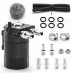 Oil Catch Can Kit for Universal Applications (Baffled, Aluminum)
