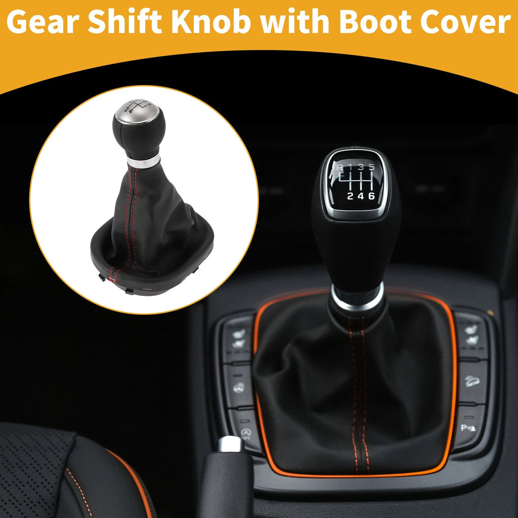 5 Speed Gear Shift Knob with Cover No.1T0711113R for VW Caddy (2004–2009)