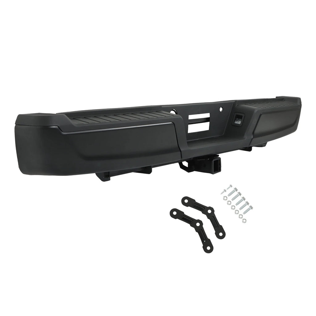 Steel Black Rear Bumper Assembly for Ford F-150 (2021–2023)