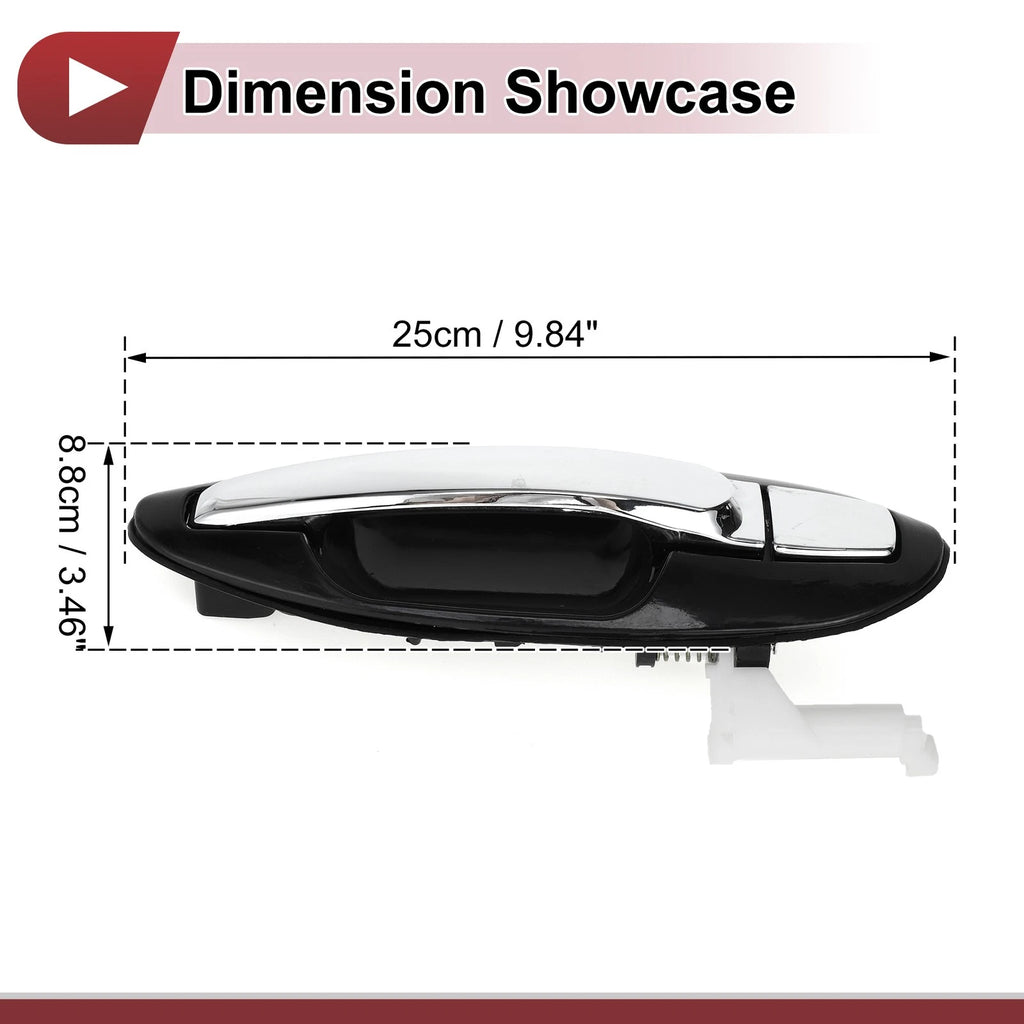 Exterior Door Handle for Hyundai Sonata (2002–2005) Rear Right No. 836503C000
