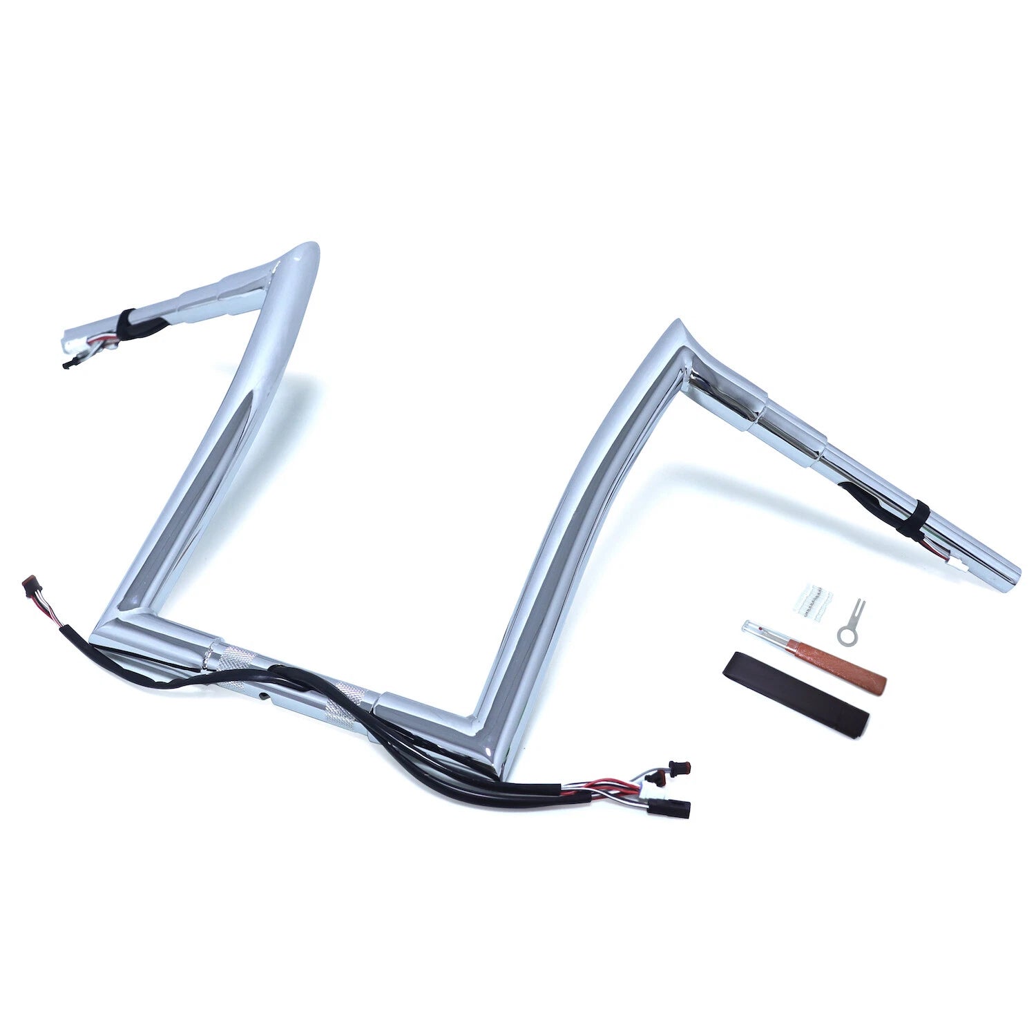 Chrome 16" Prewired Handlebar 1.5" 32mm for Harley Road Glide (2016–2023)