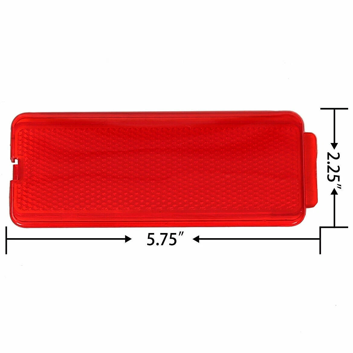 Set of 2 Red Reflector Panels for Ford F250 F350 Super Duty (1999–2007)