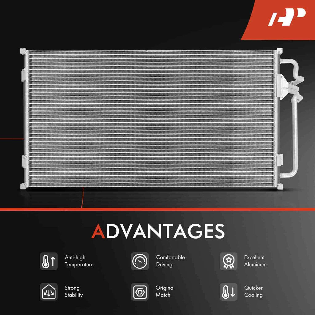 A/C Condenser with Bracket for Chevy Blazer S10 GMC Sonoma (1995–2005)