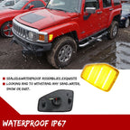 Clear Amber Fender Side Marker Lights for Hummer H3, H3T (2005–2010)