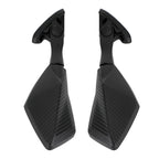 Black Short Stem Rear View Mirror Pair for Yamaha YZF R3 ABS R25 (2015–2021)