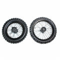Set of 2 12mm 14" Front & 12" Rear Wheel Rims with Tires for PIT PRO Dirt Bike
