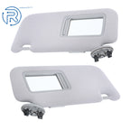 Set of 2 Sun Visors for Toyota Corolla (2009–2013) Gray Plastic