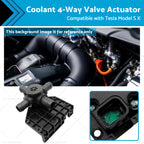 4-Way Coolant Valve Actuator for Tesla Model S X (2012–2017) 6007370-00-B
