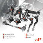 9x Front Ball Joint Tie Rod Idler Arm for Mitsubishi Montero (1992–2000)