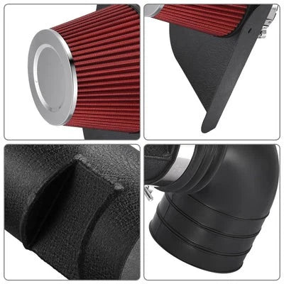 Cold Air Intake Kit for Cadillac CTS-V V8 (2004–2007) | Polished Pipe, Red Filter