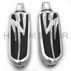 Chrome Flash Lightning FootPeg for Victory King Pin (Rear)