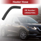 Heater Hose for Nissan Maxima (2000–2001) No. 140562Y001 Rubber Black