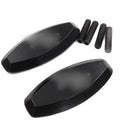Mirror Block Off Base Plates for Yamaha R1 YZF-R1 (1998–1999) Black