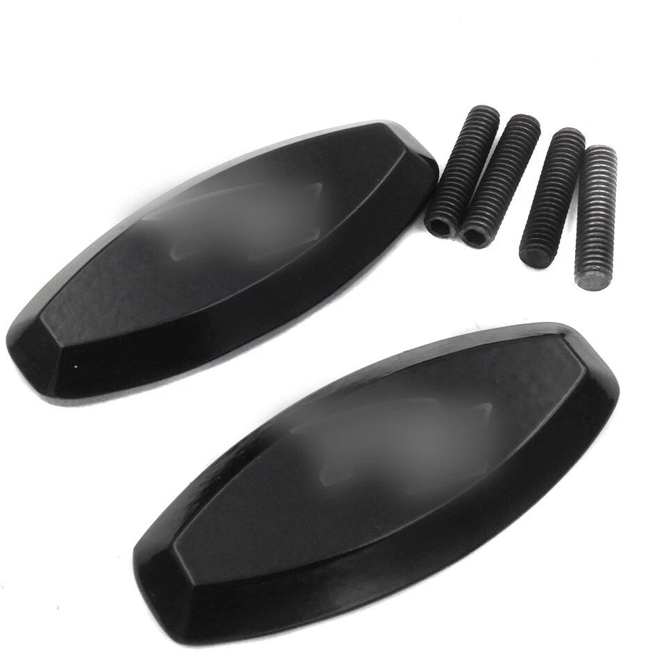 Mirror Block Off Base Plates for Yamaha R1 YZF-R1 (1998–1999) Black
