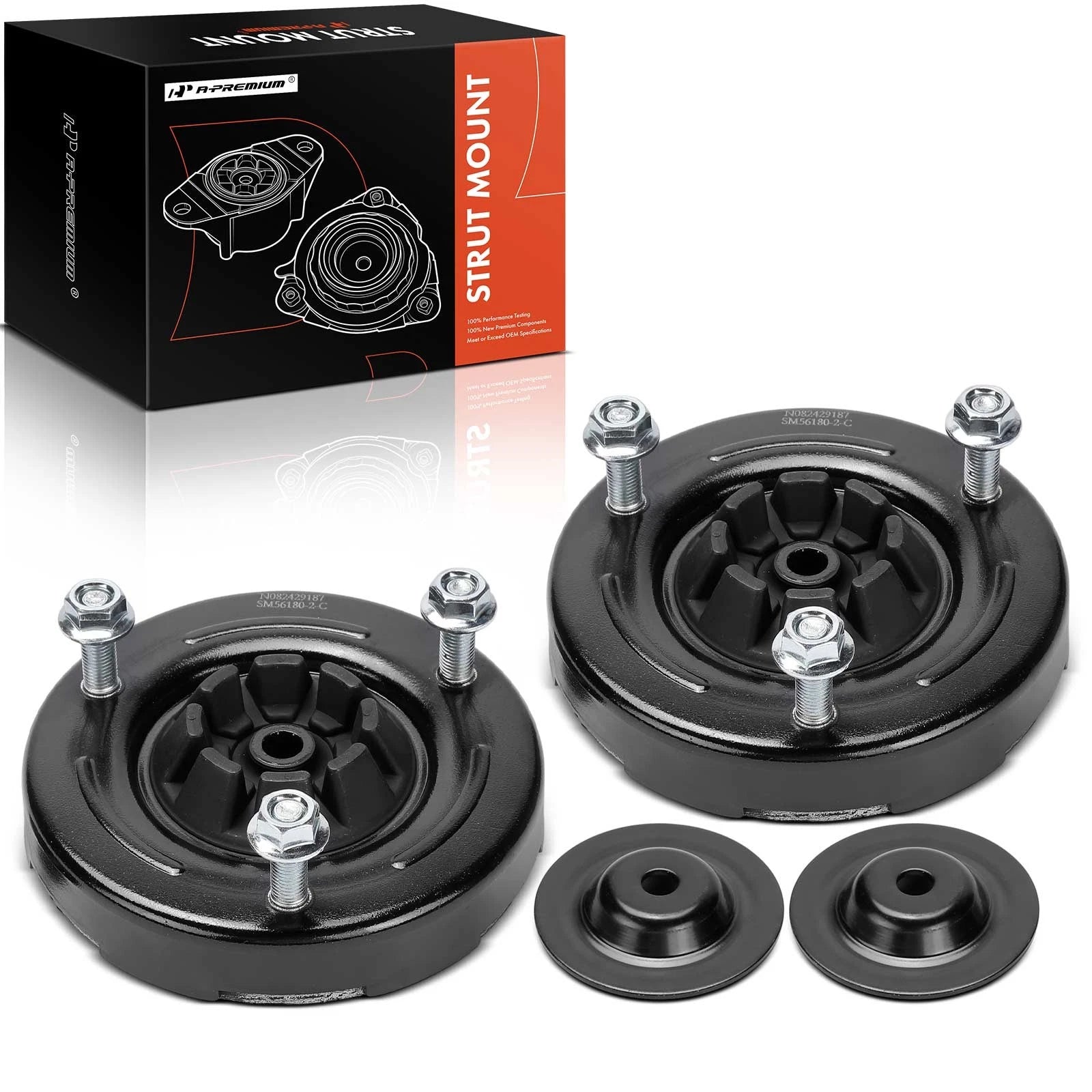2X Front Suspension Strut Mount for Hyundai Sonata (2006–2010)
