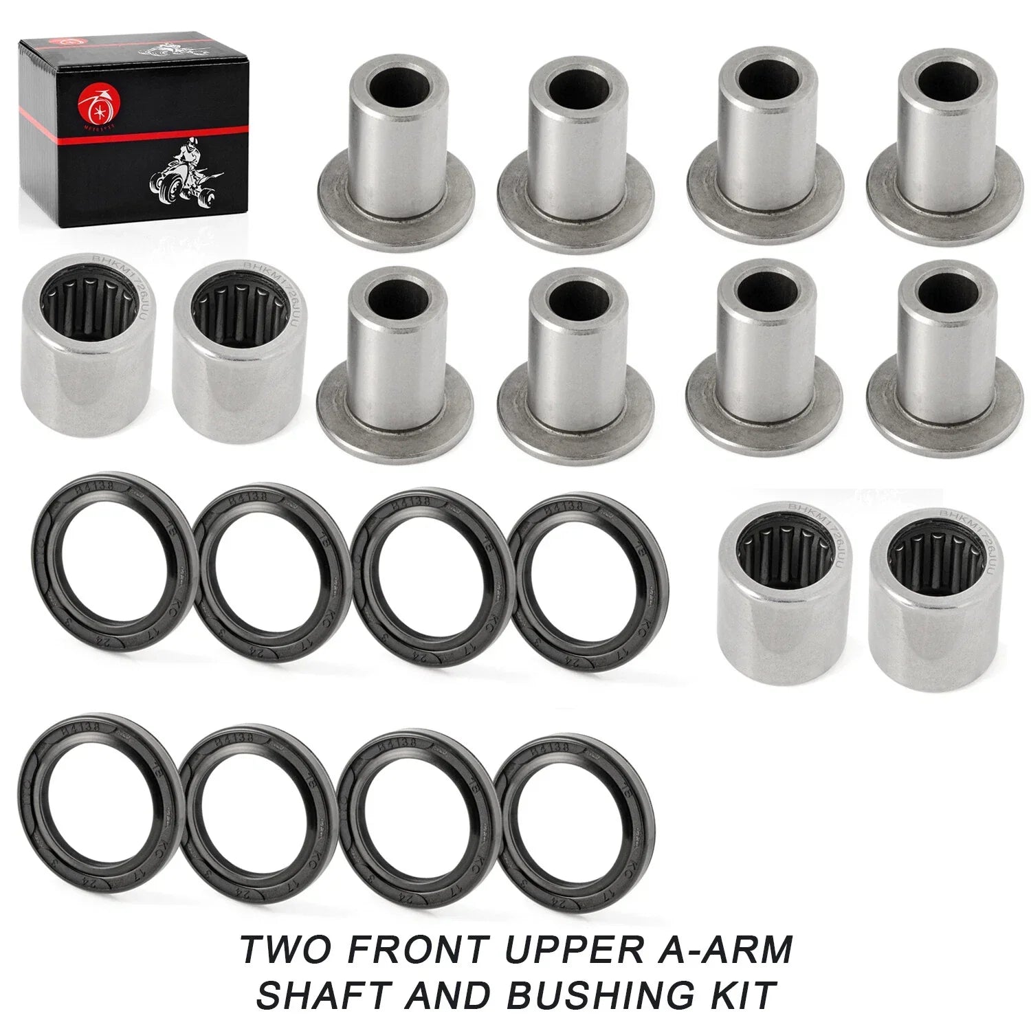 2x FRONT UPPER A-ARM BEARING SEAL FOR SUZUKI QUADSPORT Z400 LTZ400 (2003–2014)