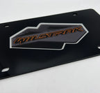 Premium Black Acrylic License Plate for Ford Bronco Wildtrak (2021–2024)